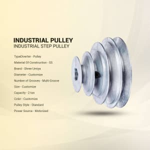 Industrial Pulley post