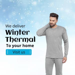 Winter Wear promotional post