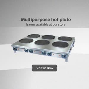 Hot Plate promotional template