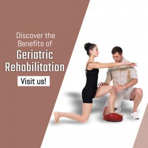 Geriatric Rehabilitation business flyer