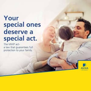 Aviva India Life Insurance poster