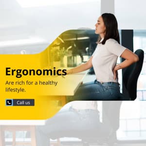 Ergonomics-Do & Don't for Healthy lifestyle business template