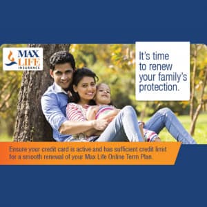 Max Life Insurance flyer