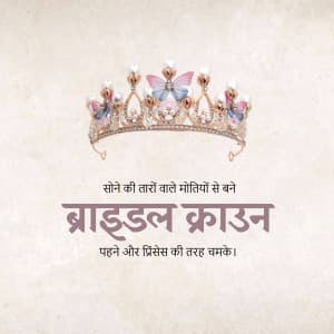 Bridal Crown marketing post