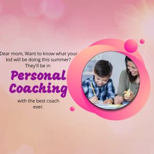 Personal Coaching promotional post