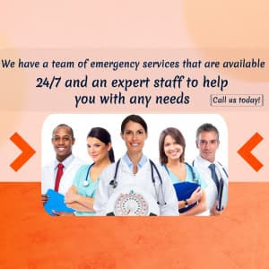 Supportive services business flyer