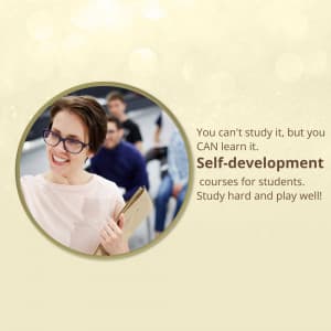 Self Development Courses promotional poster