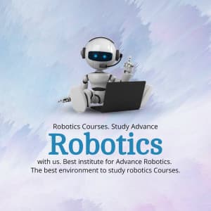 Robotics promotional template