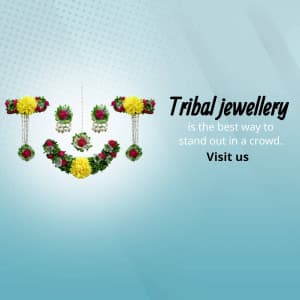 Flower Jewellery marketing poster