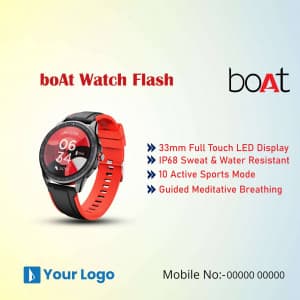 boAt promotional template