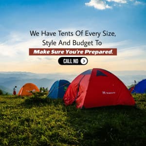 Tent promotional poster