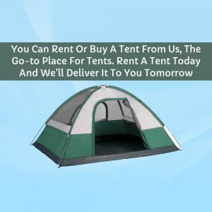 Tent promotional images