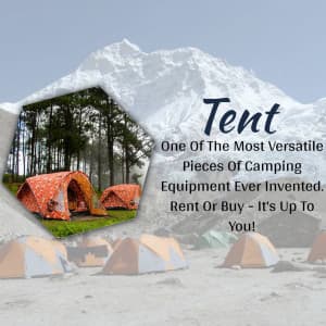 Tent facebook ad