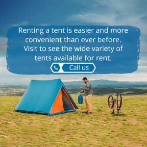 Tent business image