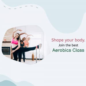 Aerobics business banner