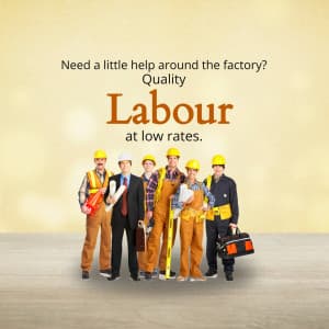 Labour Service business flyer