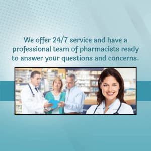 Pharmacy promotional post