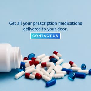 Pharmacy promotional poster