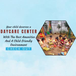 DayCare Centre promotional poster