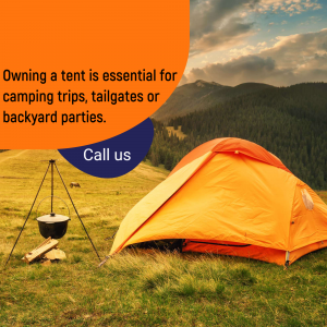Tent business post