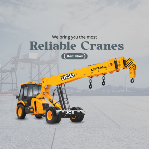 Crane Service Provider promotional post