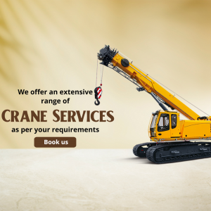 Crane Service Provider flyer