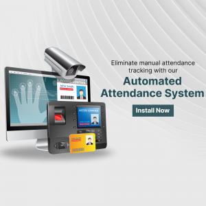 Attendance System & Access Controls promotional poster