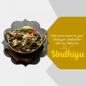 Undhiyu event poster