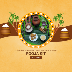 Pongal Pooja Kit whatsapp status poster