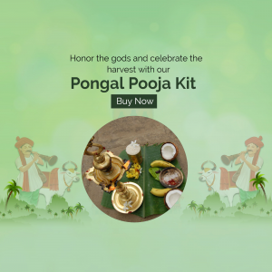 Pongal Pooja Kit poster Maker