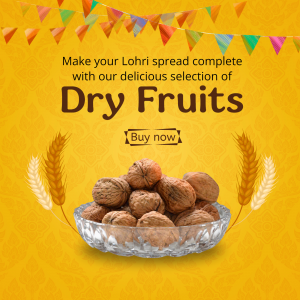 Special dry fruit poster