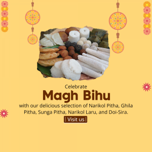 Magh Bihu Special advertisement banner