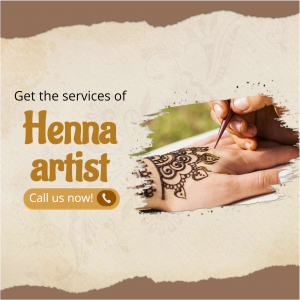 Mehndi Artist facebook banner