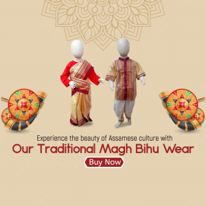 Bihu Traditional Wear poster