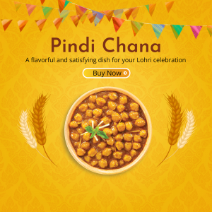 Lohri Food Instagram banner