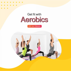 Aerobics business flyer