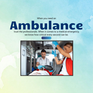 Ambulance Services facebook banner