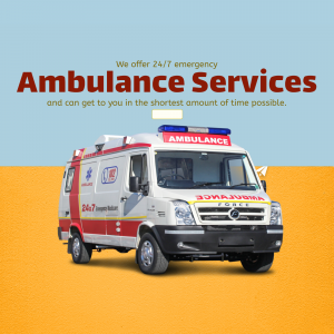 Ambulance Services promotional poster