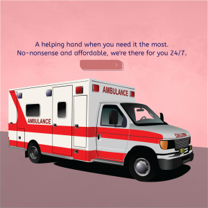 Ambulance Services promotional template