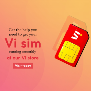 Vi store promotional template