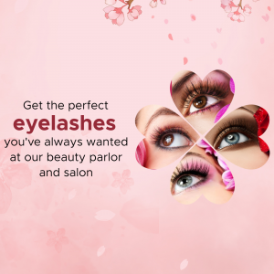 Eyelashes facebook ad