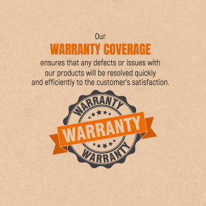 Warranty Instagram flyer