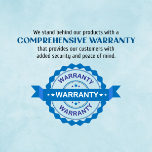 Warranty marketing poster