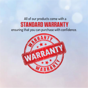 Warranty and Guarantee advertisement banner