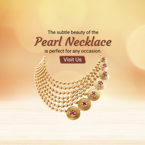 Pearl Jewellery template