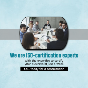 ISO Certification facebook banner