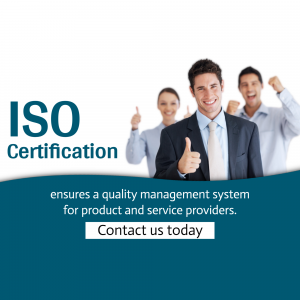 ISO Certification promotional poster