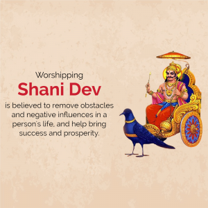 shani dev banner