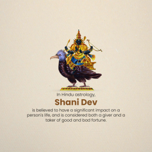 shani dev poster