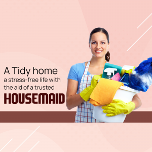 Maid Service promotional template